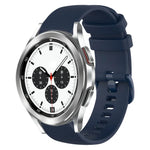 Pulseira de Relógio de Silicone 20mm Xadrez de Cor Sólida, Para Samsung Galaxy Watch4 44mm, Para Samsung Galaxy Watch4 Classic 46mm, Para Samsung Galaxy Watch4 Classic 42mm, Para Samsung Galaxy Watch Active 2
