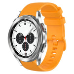 Pulseira de Relógio de Silicone 20mm Xadrez de Cor Sólida, Para Samsung Galaxy Watch4 44mm, Para Samsung Galaxy Watch4 Classic 46mm, Para Samsung Galaxy Watch4 Classic 42mm, Para Samsung Galaxy Watch Active 2