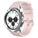 Pulseira de Relógio de Silicone 20mm Xadrez de Cor Sólida, Para Samsung Galaxy Watch4 44mm, Para Samsung Galaxy Watch4 Classic 46mm, Para Samsung Galaxy Watch4 Classic 42mm, Para Samsung Galaxy Watch Active 2