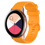 Pulseira de Relógio de Silicone 20mm Xadrez de Cor Sólida, Para Samsung Galaxy Watch4 44mm, Para Samsung Galaxy Watch4 Classic 46mm, Para Samsung Galaxy Watch4 Classic 42mm, Para Samsung Galaxy Watch Active 2