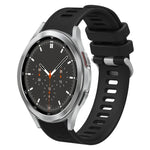 20mm Twill Solid Color Silicone Watch Band, For Samsung Galaxy Watch4 44mm, For Samsung Galaxy Watch4 Classic 46mm, For Samsung Galaxy Watch4 Classic 42mm, For Samsung Galaxy Watch Active 2