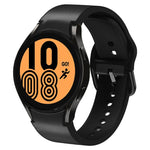 Correia de relógio em couro adesivo de silicone 20mm, para Samsung Galaxy Watch 5 40mm, para Samsung Galaxy Watch 5 44mm, para Samsung Galaxy Watch 5 Pro 45mm, para Samsung Galaxy Watch 4 40mm, para Samsung Galaxy Watch 4 44mm