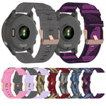 Correia de relógio em nylon trançado 20mm, para Samsung Galaxy Watch5 40mm, para Samsung Galaxy Watch5 44mm, para Samsung Galaxy Watch5 Pro 45mm, para Samsung Galaxy Watch4 40mm, para Samsung Galaxy Watch4 44mm, para Samsung Galaxy Watch4 Classic 46mm
