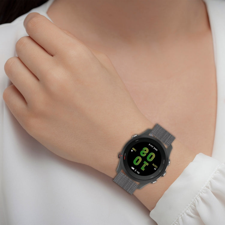 Correia de relógio em nylon trançado 20mm, para Samsung Galaxy Watch5 40mm, para Samsung Galaxy Watch5 44mm, para Samsung Galaxy Watch5 Pro 45mm, para Samsung Galaxy Watch4 40mm, para Samsung Galaxy Watch4 44mm, para Samsung Galaxy Watch4 Classic 46mm