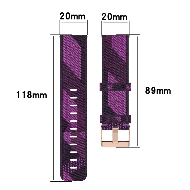 Correia de relógio em nylon trançado 20mm, para Samsung Galaxy Watch5 40mm, para Samsung Galaxy Watch5 44mm, para Samsung Galaxy Watch5 Pro 45mm, para Samsung Galaxy Watch4 40mm, para Samsung Galaxy Watch4 44mm, para Samsung Galaxy Watch4 Classic 46mm