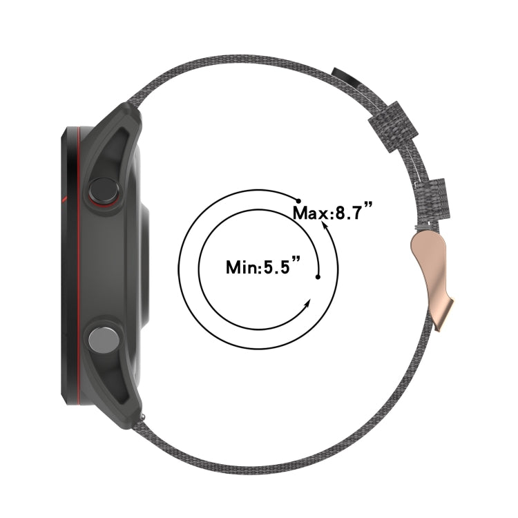 Correia de relógio em nylon trançado 20mm, para Samsung Galaxy Watch5 40mm, para Samsung Galaxy Watch5 44mm, para Samsung Galaxy Watch5 Pro 45mm, para Samsung Galaxy Watch4 40mm, para Samsung Galaxy Watch4 44mm, para Samsung Galaxy Watch4 Classic 46mm