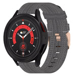 Correia de relógio em nylon trançado 20mm, para Samsung Galaxy Watch5 40mm, para Samsung Galaxy Watch5 44mm, para Samsung Galaxy Watch5 Pro 45mm, para Samsung Galaxy Watch4 40mm, para Samsung Galaxy Watch4 44mm, para Samsung Galaxy Watch4 Classic 46mm
