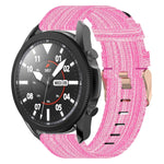 Correia de relógio em nylon trançado 20mm, para Samsung Galaxy Watch5 40mm, para Samsung Galaxy Watch5 44mm, para Samsung Galaxy Watch5 Pro 45mm, para Samsung Galaxy Watch4 40mm, para Samsung Galaxy Watch4 44mm, para Samsung Galaxy Watch4 Classic 46mm