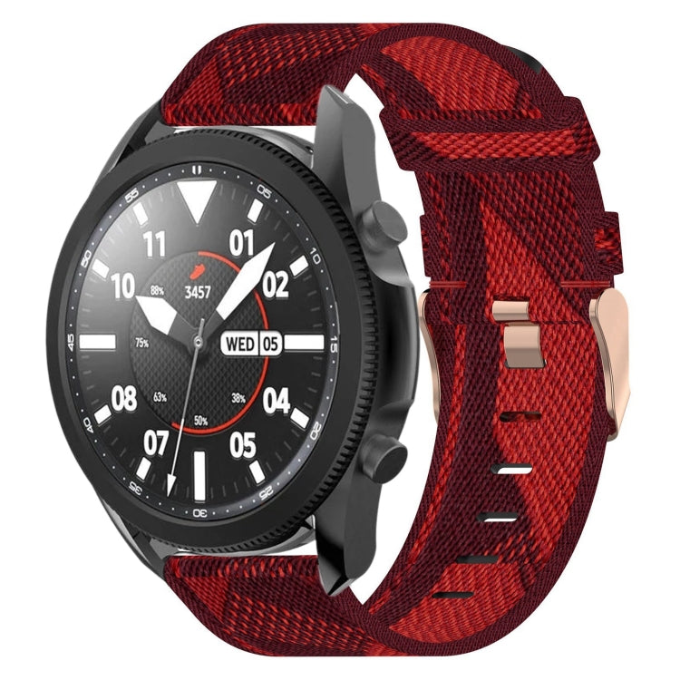 Correia de relógio em nylon trançado 20mm, para Samsung Galaxy Watch5 40mm, para Samsung Galaxy Watch5 44mm, para Samsung Galaxy Watch5 Pro 45mm, para Samsung Galaxy Watch4 40mm, para Samsung Galaxy Watch4 44mm, para Samsung Galaxy Watch4 Classic 46mm