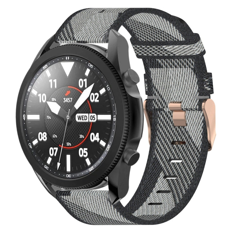 Correia de relógio em nylon trançado 20mm, para Samsung Galaxy Watch5 40mm, para Samsung Galaxy Watch5 44mm, para Samsung Galaxy Watch5 Pro 45mm, para Samsung Galaxy Watch4 40mm, para Samsung Galaxy Watch4 44mm, para Samsung Galaxy Watch4 Classic 46mm