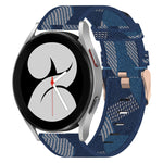 Correia de relógio em nylon trançado 20mm, para Samsung Galaxy Watch5 40mm, para Samsung Galaxy Watch5 44mm, para Samsung Galaxy Watch5 Pro 45mm, para Samsung Galaxy Watch4 40mm, para Samsung Galaxy Watch4 44mm, para Samsung Galaxy Watch4 Classic 46mm