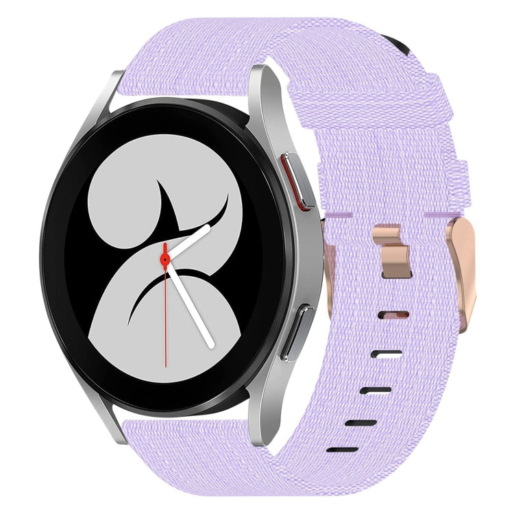 Correia de relógio em nylon trançado 20mm, para Samsung Galaxy Watch5 40mm, para Samsung Galaxy Watch5 44mm, para Samsung Galaxy Watch5 Pro 45mm, para Samsung Galaxy Watch4 40mm, para Samsung Galaxy Watch4 44mm, para Samsung Galaxy Watch4 Classic 46mm