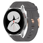 Correia de relógio em nylon trançado 20mm, para Samsung Galaxy Watch5 40mm, para Samsung Galaxy Watch5 44mm, para Samsung Galaxy Watch5 Pro 45mm, para Samsung Galaxy Watch4 40mm, para Samsung Galaxy Watch4 44mm, para Samsung Galaxy Watch4 Classic 46mm