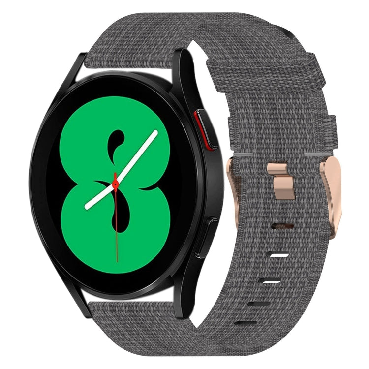 Correia de relógio em nylon trançado 20mm, para Samsung Galaxy Watch5 40mm, para Samsung Galaxy Watch5 44mm, para Samsung Galaxy Watch5 Pro 45mm, para Samsung Galaxy Watch4 40mm, para Samsung Galaxy Watch4 44mm, para Samsung Galaxy Watch4 Classic 46mm