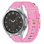 Correia de relógio em nylon trançado 20mm, para Samsung Galaxy Watch5 40mm, para Samsung Galaxy Watch5 44mm, para Samsung Galaxy Watch5 Pro 45mm, para Samsung Galaxy Watch4 40mm, para Samsung Galaxy Watch4 44mm, para Samsung Galaxy Watch4 Classic 46mm