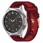 Correia de relógio em nylon trançado 20mm, para Samsung Galaxy Watch5 40mm, para Samsung Galaxy Watch5 44mm, para Samsung Galaxy Watch5 Pro 45mm, para Samsung Galaxy Watch4 40mm, para Samsung Galaxy Watch4 44mm, para Samsung Galaxy Watch4 Classic 46mm