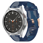 Correia de relógio em nylon trançado 20mm, para Samsung Galaxy Watch5 40mm, para Samsung Galaxy Watch5 44mm, para Samsung Galaxy Watch5 Pro 45mm, para Samsung Galaxy Watch4 40mm, para Samsung Galaxy Watch4 44mm, para Samsung Galaxy Watch4 Classic 46mm