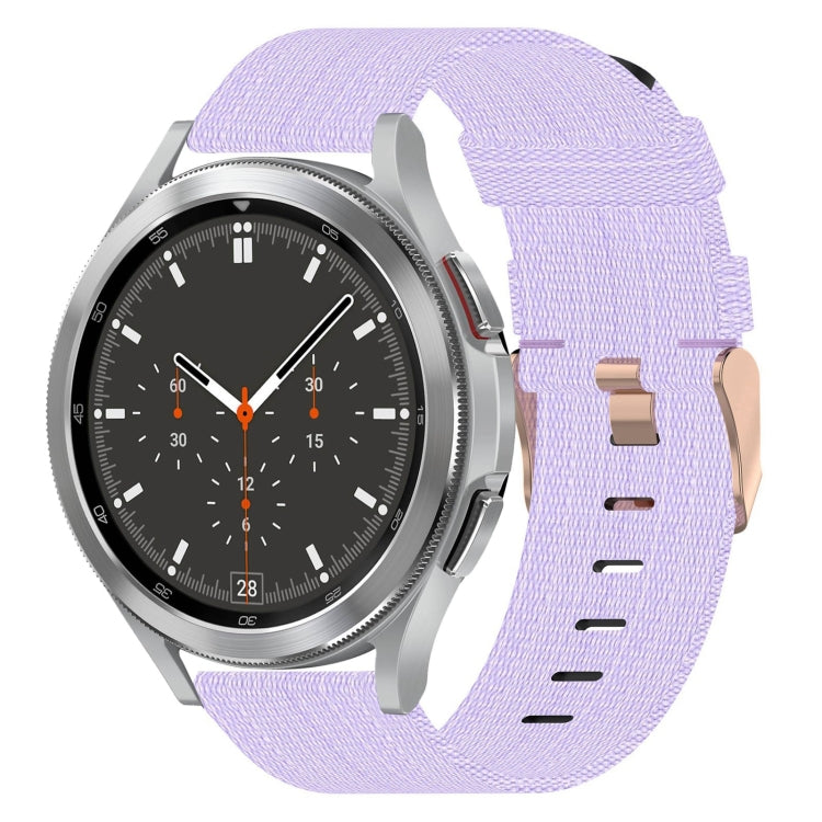 Correia de relógio em nylon trançado 20mm, para Samsung Galaxy Watch5 40mm, para Samsung Galaxy Watch5 44mm, para Samsung Galaxy Watch5 Pro 45mm, para Samsung Galaxy Watch4 40mm, para Samsung Galaxy Watch4 44mm, para Samsung Galaxy Watch4 Classic 46mm