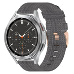 Correia de relógio em nylon trançado 20mm, para Samsung Galaxy Watch5 40mm, para Samsung Galaxy Watch5 44mm, para Samsung Galaxy Watch5 Pro 45mm, para Samsung Galaxy Watch4 40mm, para Samsung Galaxy Watch4 44mm, para Samsung Galaxy Watch4 Classic 46mm