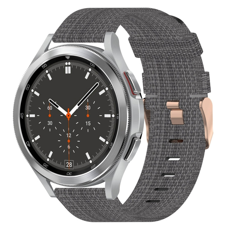Correia de relógio em nylon trançado 20mm, para Samsung Galaxy Watch5 40mm, para Samsung Galaxy Watch5 44mm, para Samsung Galaxy Watch5 Pro 45mm, para Samsung Galaxy Watch4 40mm, para Samsung Galaxy Watch4 44mm, para Samsung Galaxy Watch4 Classic 46mm