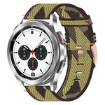 20mm Nylon Woven Watch Band, For Samsung Galaxy Watch4 Classic 42mm, For Samsung Galaxy Watch Active 2