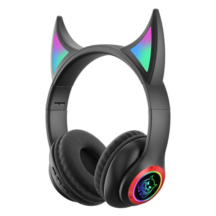Auriculares para Crianças STN25 com Microfone, Luz Brilhante, Sem Fios, Música, Presente de Natal com Caixa