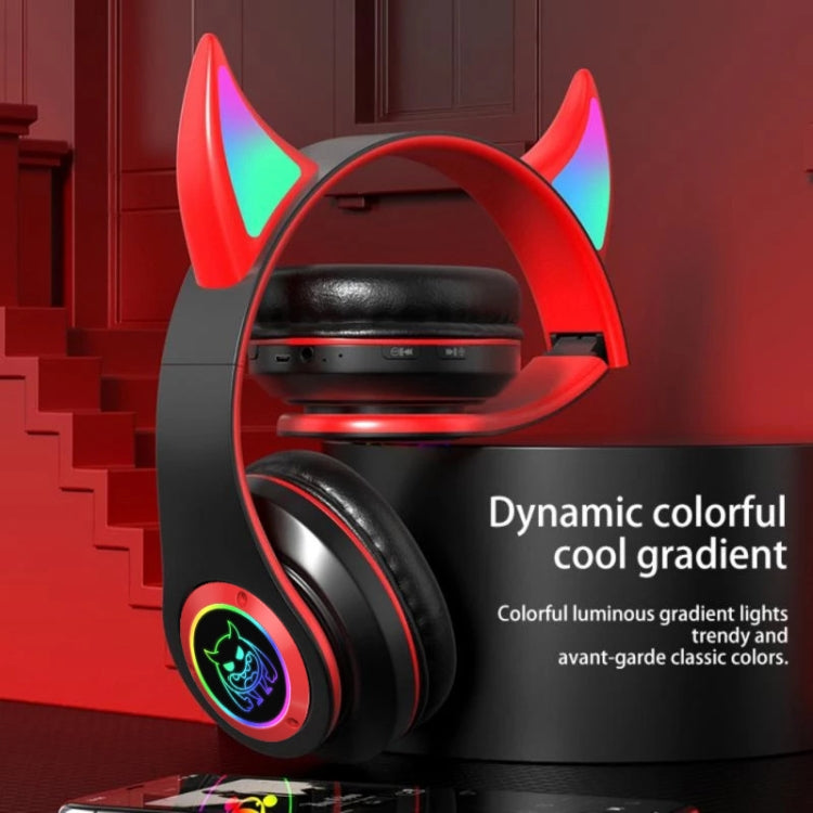 Auriculares para Crianças STN25 com Microfone, Luz Brilhante, Sem Fios, Música, Presente de Natal com Caixa