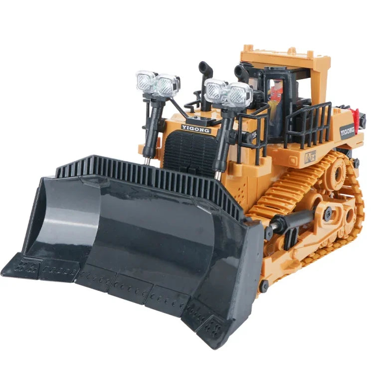 Mofun 1046 Veículo de Engenharia Multifuncional com Controlo Remoto 2.4G de Nove Canais Escavadora Pesada 1:24, 1046