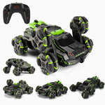 Carro de Acrobacias de Seis Rodas com Controlo Remoto 2.4G MoFun JC03 com Braço Oscilante de 360 Graus sem Ângulo Morto, MoFun JC03 (Verde)