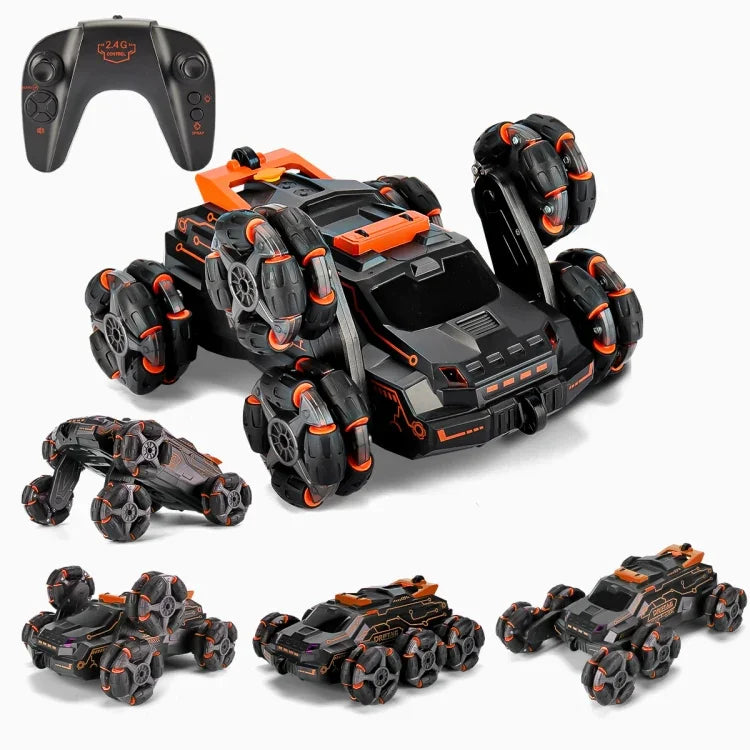 Carro de Acrobacias de Seis Rodas com Controlo Remoto 2.4G MoFun JC03 com Braço Oscilante de 360 Graus sem Ângulo Morto, MoFun JC03 (Verde)