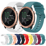 20mm Solid Color Soft Silicone Watch Band, For Garmin Forerunner 645 Music