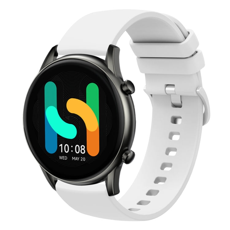22mm Solid Color Soft Silicone Watch Band, For  Xiaomi Haylou RT2 LS10, For Xiaomi Haylou RS4 LS12, For Xiaomi Haylou GST LS09B, For Xiaomi Haylou RT LS05S