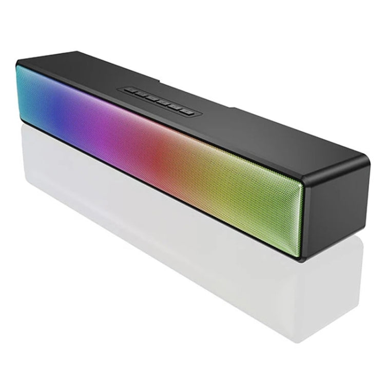 Coluna Bluetooth Soundbar HiFi com Luz RGB AEC BT601 para Home Theater, BT601