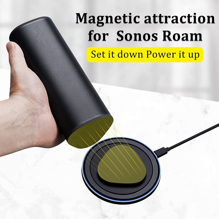Base de Carregamento Magnética Sem Fios para Coluna Bluetooth Sonos Roam, para Sonos Roam