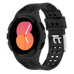 Correia de Relógio Inteligente Armor Integrada TPU com Fivela de Duplo Pino, Para Samsung Galaxy Watch5 40mm, Para Samsung Galaxy Watch5 44mm, Para Samsung Galaxy Watch4 44mm