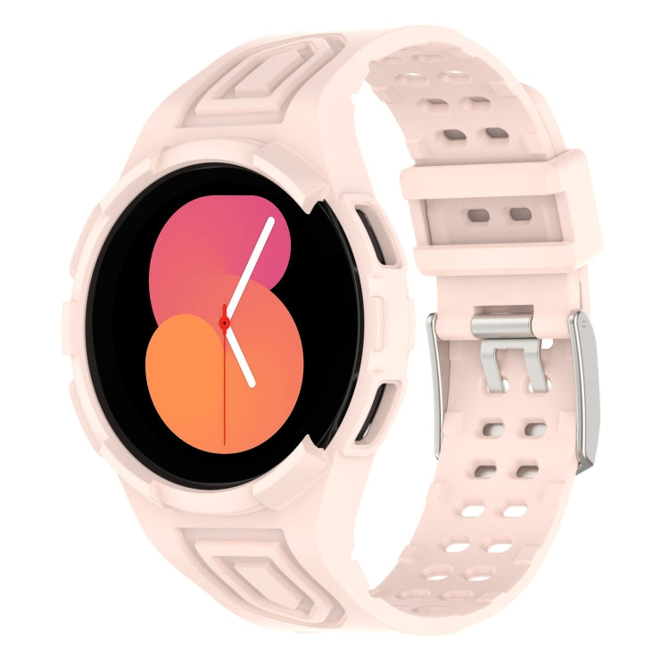 Correia de Relógio Inteligente Armor Integrada TPU com Fivela de Duplo Pino, Para Samsung Galaxy Watch5 40mm, Para Samsung Galaxy Watch5 44mm, Para Samsung Galaxy Watch4 44mm