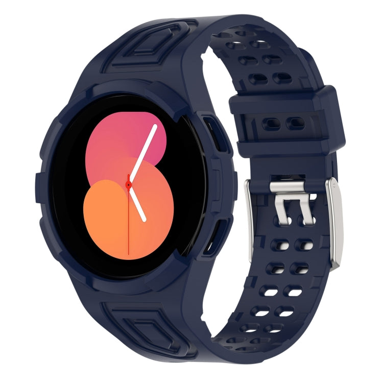 Correia de Relógio Inteligente Armor Integrada TPU com Fivela de Duplo Pino, Para Samsung Galaxy Watch5 40mm, Para Samsung Galaxy Watch5 44mm, Para Samsung Galaxy Watch4 44mm