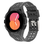 Correia de Relógio Inteligente Armor Integrada TPU com Fivela de Duplo Pino, Para Samsung Galaxy Watch5 40mm, Para Samsung Galaxy Watch5 44mm, Para Samsung Galaxy Watch4 44mm