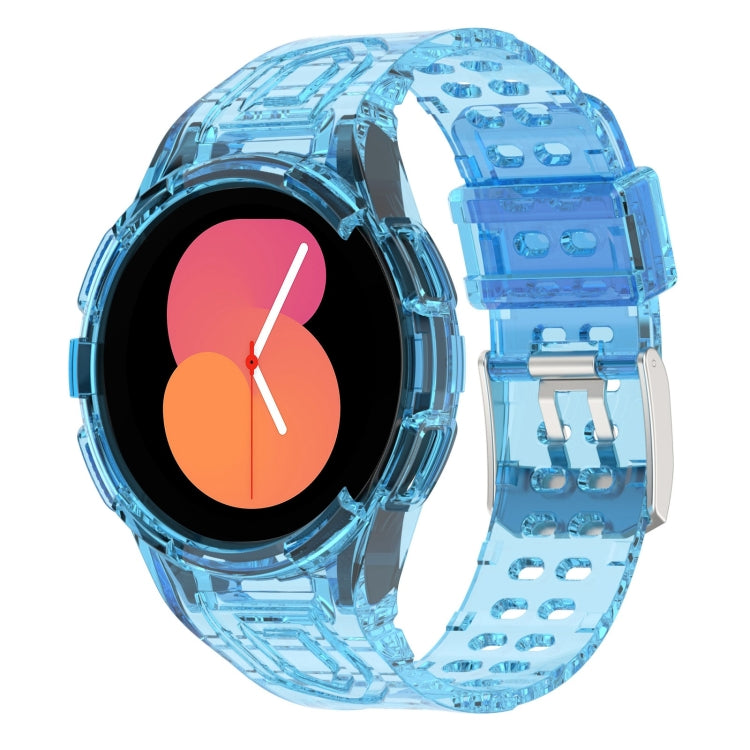 Correia de Relógio Inteligente Armor Integrada TPU com Fivela de Duplo Pino, Para Samsung Galaxy Watch5 40mm, Para Samsung Galaxy Watch5 44mm, Para Samsung Galaxy Watch4 44mm