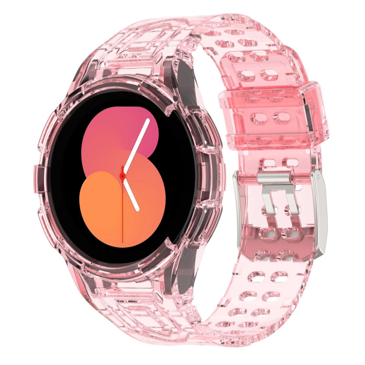 Correia de Relógio Inteligente Armor Integrada TPU com Fivela de Duplo Pino, Para Samsung Galaxy Watch5 40mm, Para Samsung Galaxy Watch5 44mm, Para Samsung Galaxy Watch4 44mm