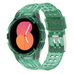 Correia de Relógio Inteligente Armor Integrada TPU com Fivela de Duplo Pino, Para Samsung Galaxy Watch5 40mm, Para Samsung Galaxy Watch5 44mm, Para Samsung Galaxy Watch4 44mm