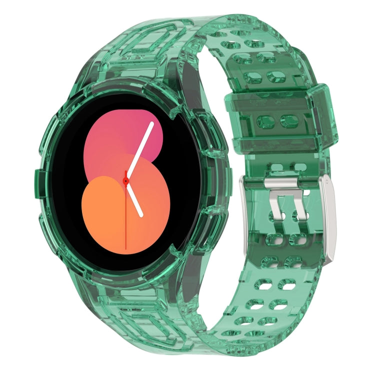 Correia de Relógio Inteligente Armor Integrada TPU com Fivela de Duplo Pino, Para Samsung Galaxy Watch5 40mm, Para Samsung Galaxy Watch5 44mm, Para Samsung Galaxy Watch4 44mm