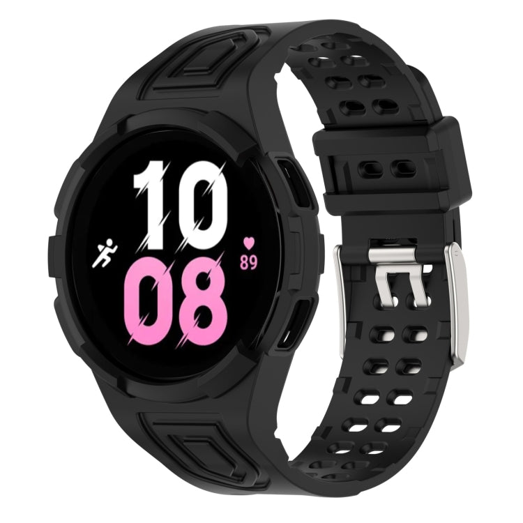 Correia de Relógio Inteligente Armor Integrada TPU com Fivela de Duplo Pino, Para Samsung Galaxy Watch5 40mm, Para Samsung Galaxy Watch5 44mm, Para Samsung Galaxy Watch4 44mm
