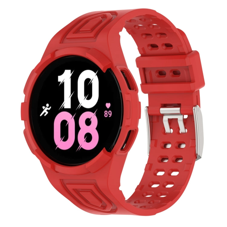 Correia de Relógio Inteligente Armor Integrada TPU com Fivela de Duplo Pino, Para Samsung Galaxy Watch5 40mm, Para Samsung Galaxy Watch5 44mm, Para Samsung Galaxy Watch4 44mm