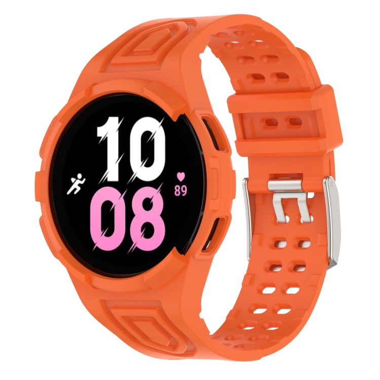 Correia de Relógio Inteligente Armor Integrada TPU com Fivela de Duplo Pino, Para Samsung Galaxy Watch5 40mm, Para Samsung Galaxy Watch5 44mm, Para Samsung Galaxy Watch4 44mm