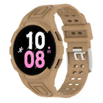 Correia de Relógio Inteligente Armor Integrada TPU com Fivela de Duplo Pino, Para Samsung Galaxy Watch5 40mm, Para Samsung Galaxy Watch5 44mm, Para Samsung Galaxy Watch4 44mm