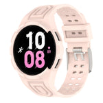 Correia de Relógio Inteligente Armor Integrada TPU com Fivela de Duplo Pino, Para Samsung Galaxy Watch5 40mm, Para Samsung Galaxy Watch5 44mm, Para Samsung Galaxy Watch4 44mm