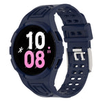 Correia de Relógio Inteligente Armor Integrada TPU com Fivela de Duplo Pino, Para Samsung Galaxy Watch5 40mm, Para Samsung Galaxy Watch5 44mm, Para Samsung Galaxy Watch4 44mm