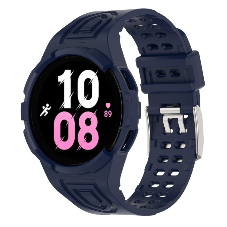 Correia de Relógio Inteligente Armor Integrada TPU com Fivela de Duplo Pino, Para Samsung Galaxy Watch5 40mm, Para Samsung Galaxy Watch5 44mm, Para Samsung Galaxy Watch4 44mm