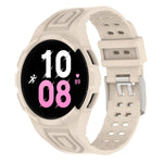Correia de Relógio Inteligente Armor Integrada TPU com Fivela de Duplo Pino, Para Samsung Galaxy Watch5 40mm, Para Samsung Galaxy Watch5 44mm, Para Samsung Galaxy Watch4 44mm